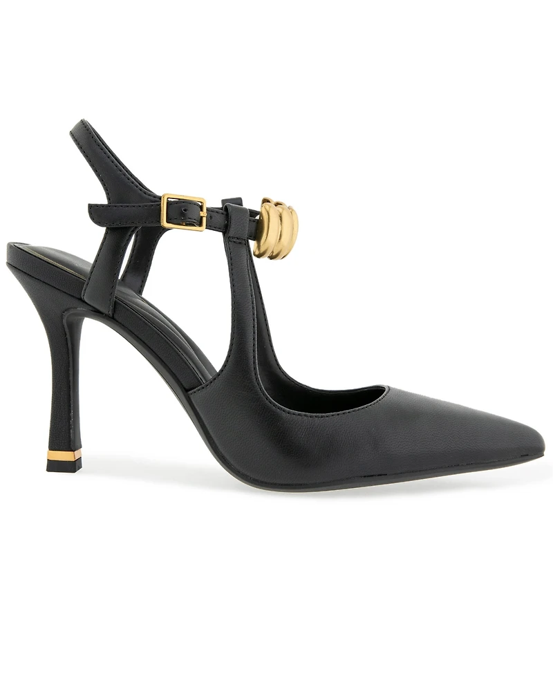 Kenneth Cole New York Women's Romi Ankle Hw Slingback Pumps