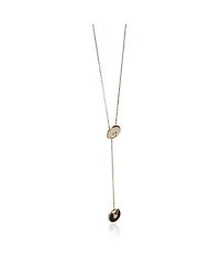 Pre-Owned Cartier Rose Gold Mother Of Pearl and Onyx Amulette de Cartier Lariat Necklace
