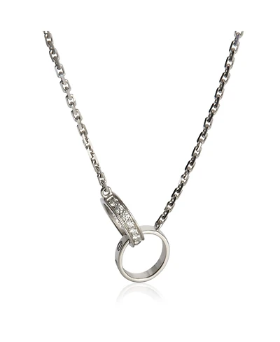 Pre-Owned Cartier White Gold Diamond Love Necklace