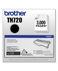 Brother TN720 Standard Yield Toner, 3000 Page Yield