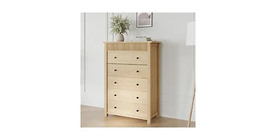 gaomon 5 Drawer Tall Dresser for Bedroom
