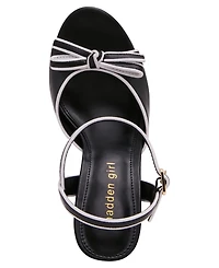 Madden Girl Women's Capture Bow-Embellished Platform Dress Sandals