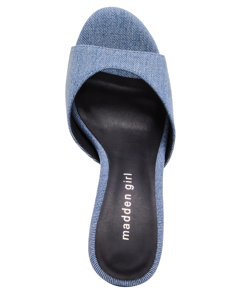 Madden Girl Women's Gibson High-Heel Slip-On Sandals