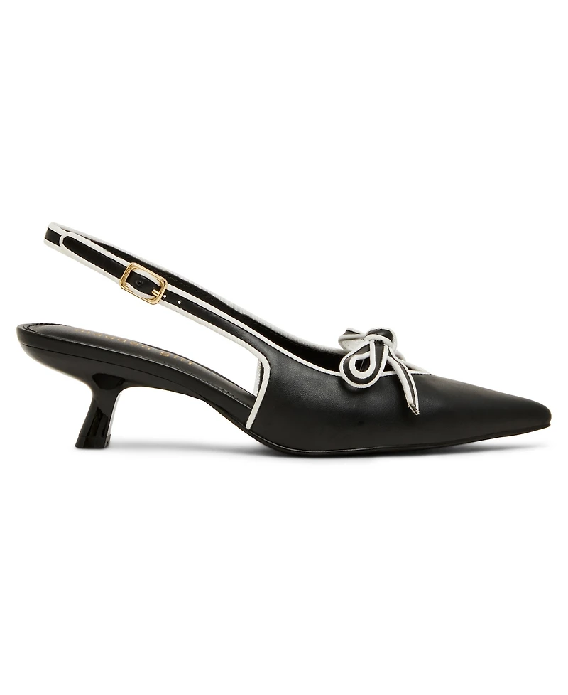 Madden Girl Women's Kenny Bow Slingback Pumps