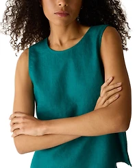 Eileen Fisher Women's Round Neck Shell Top