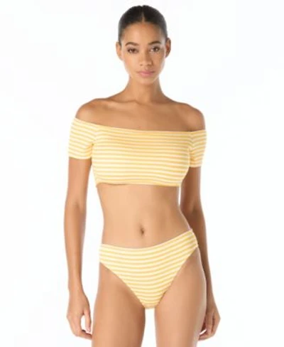 Michael Kors Bandeau Top High Leg Bottom