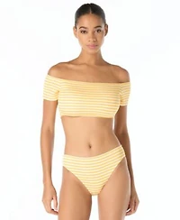 Michael Kors Bandeau Top High Leg Bottom