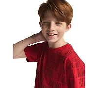 Tommy Hilfiger Boys' 8-20 All Over Print Short-Sleeve T-Shirt