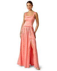 Woven Jacquard Long Dress
