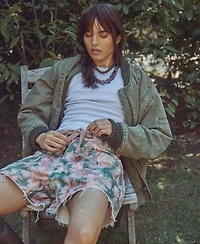 Free People Women's Moxie Printed Pull-On Shorts