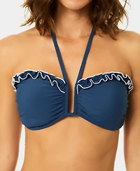 CeCe Women's Bandeau-Neck Halter Top
