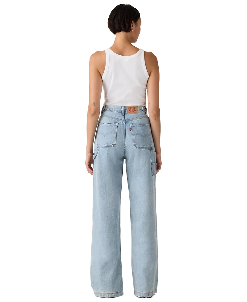 Levi's Women's Cinch-Waist Carpenter Lightweight Baggy Jeans