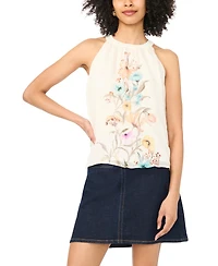 Vince Camuto Women's Crewneck Sleeveless Blouse