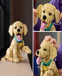 Lego Icons Golden Retriever Puppy Building Set 11384, 2102 Pieces