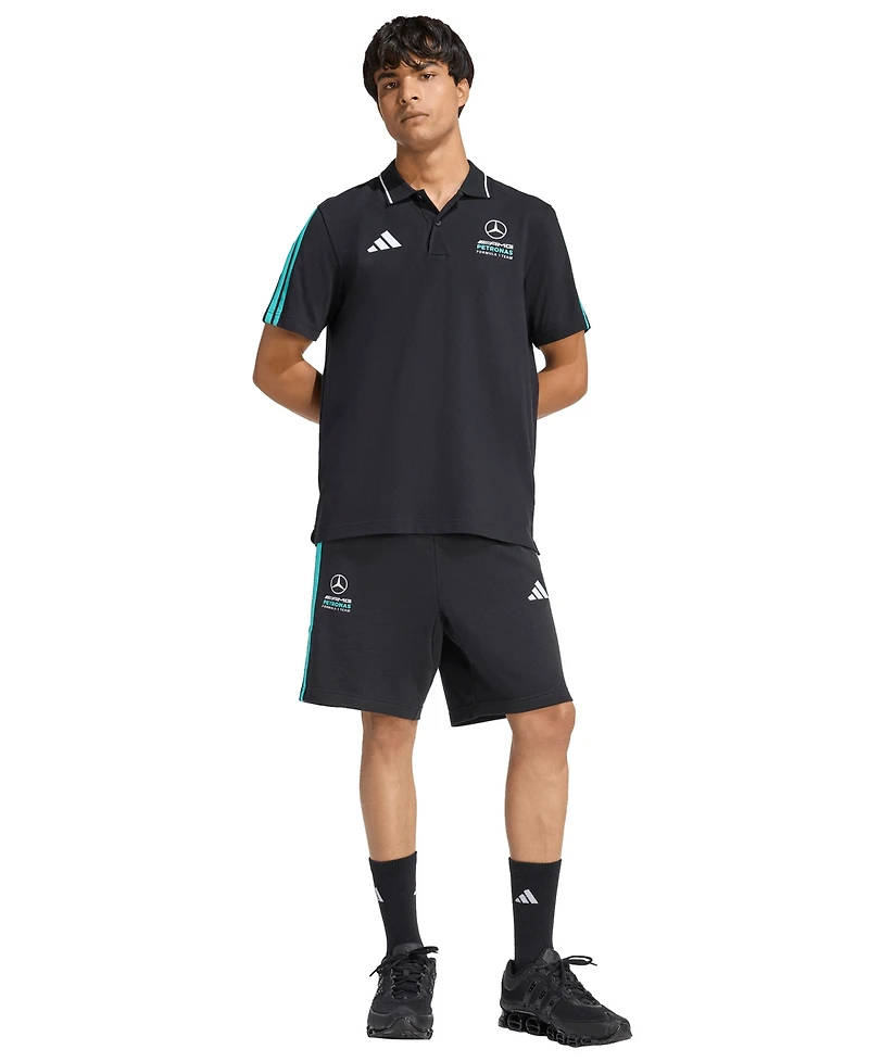 adidas Men's Mercedes Formula 1 Short-Sleeve Polo Shirt