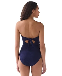 kate spade new york Women's Bandeau Neck One-Piece Swimsuit