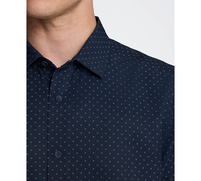 Kenneth Cole Men's Short-Sleeve Button-Down Shirt