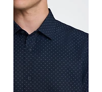 Kenneth Cole Men's Short-Sleeve Button-Down Shirt