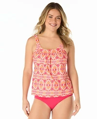 Coco Reef Women's Scoop Neck Pull-On Ultra Fit Tankini Top