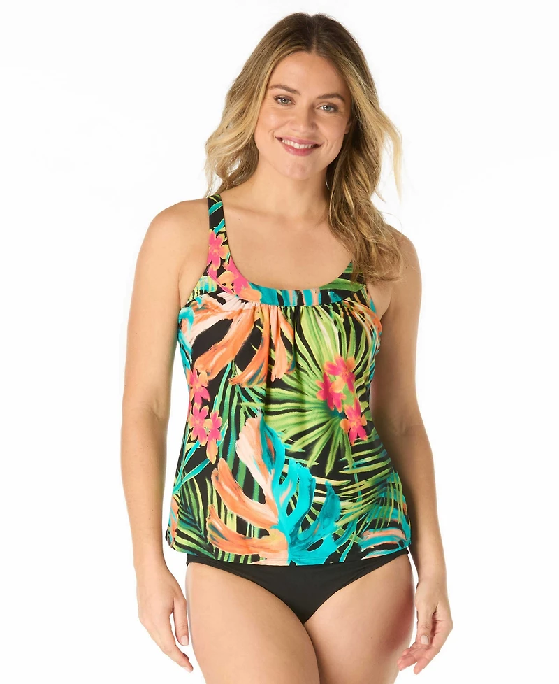 Coco Reef Women's Pull-On Scoop Neck Ultra Fit Tankini Top