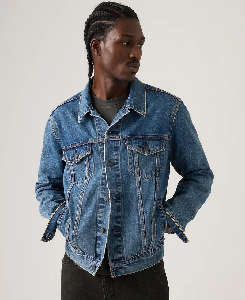 Levi's Men's Regular Fit Non-Stretch Denim Trucker Jacket