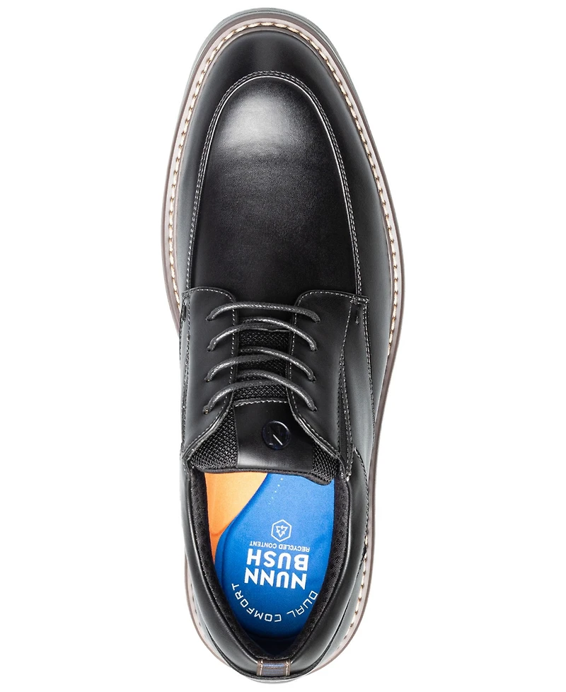 Nunn Bush Men's Gates Lace-Up Moc Toe Oxford Shoes