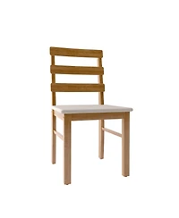 Streamdale Furniture Scandinavian Style Upholstered Dining Chair (Original Wood)