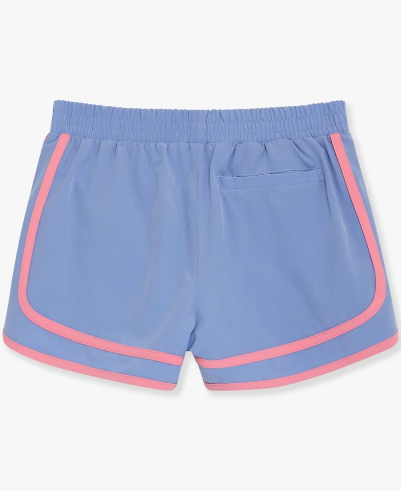 Champion Girls' 7-16 Two-Tone Varsity Pull-On Shorts