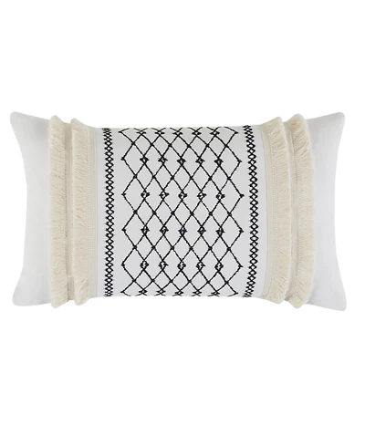 Ink+Ivy Bea Embroidered Decorative Pillow, 12" x 20"