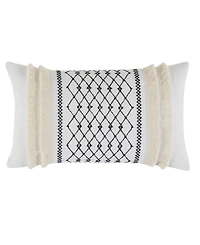 Ink+Ivy Bea Embroidered Decorative Pillow, 12" x 20"