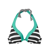 Lascana Women's Striped Underwire Bikini Swimsuit Top Bra Sizing