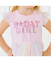 Sweet Wink Toddler Girls Birthday Fairy Dust Short Sleeve Tutu Dress