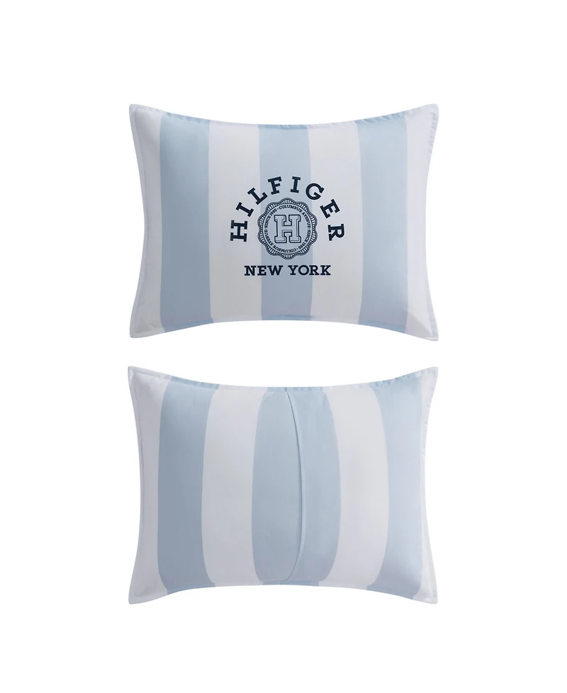 Tommy Hilfiger Berkeley Stripe Washed Microfiber -Pc. Comforter Set