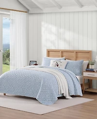 Tommy Hilfiger Boating Flags Cotton Reversible 3-Pc. Quilt Set