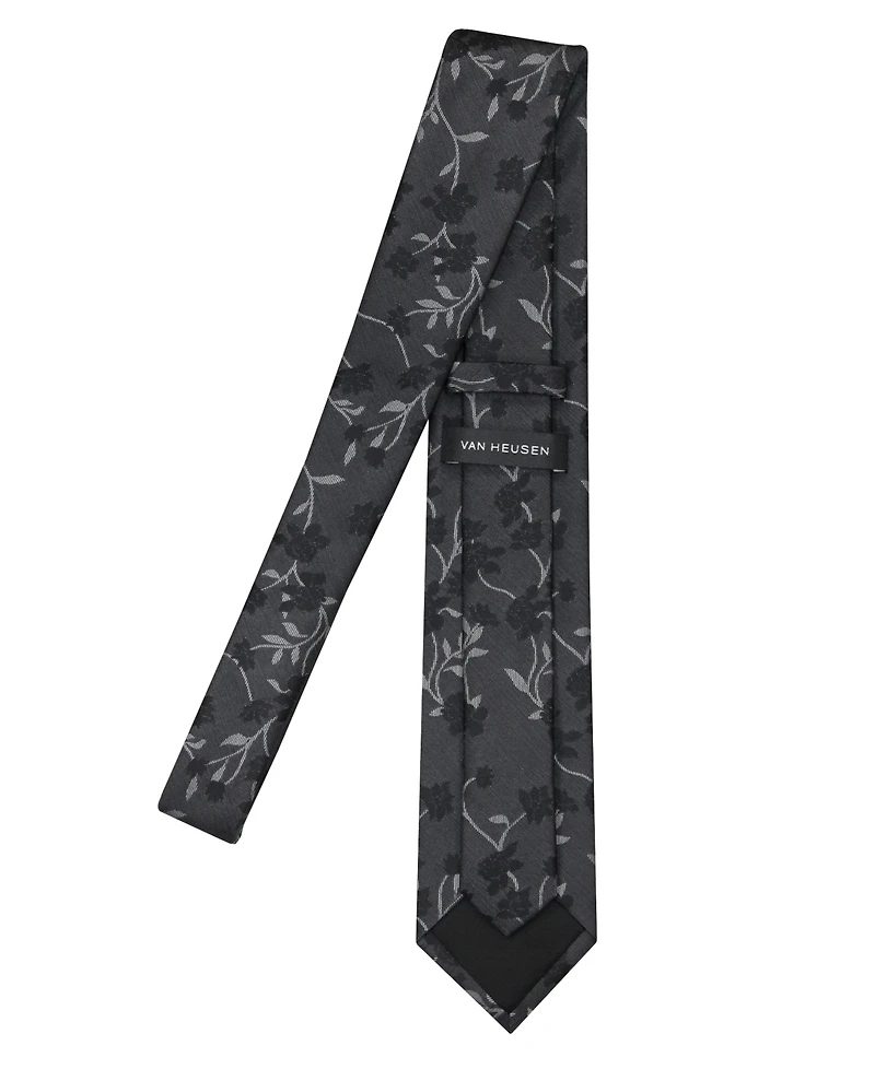 Van Heusen Men's Tonal Floral Slim Tie