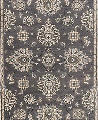 Kas Avalon Kashan 5608 Grey/Ivory 2' x 7'7" Runner Area Rug