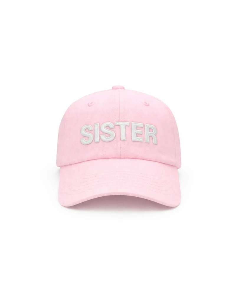 Bits & Bows Baby Girls Sister Bow Baseball Hat