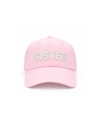 Bits & Bows Baby Girls Sister Bow Baseball Hat
