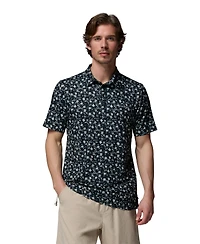 Columbia Men's Parsons Printed Short-Sleeve Polo Shirt