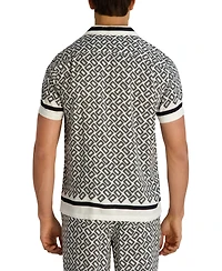 Karl Lagerfeld Paris Men's Double L Short-Sleeve Shirt