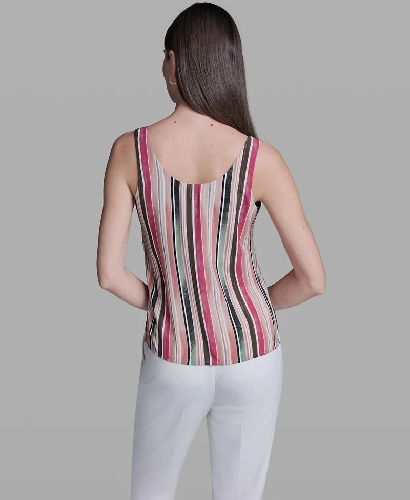 Bcbg Women's Striped Sleeveless Top