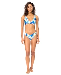 Raisins Women's Oahu Printed Pull-On Swim Bottoms