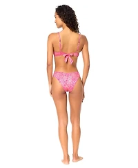Raisins Women's Pisces Printed Tie-Back Swim Bikini Top
