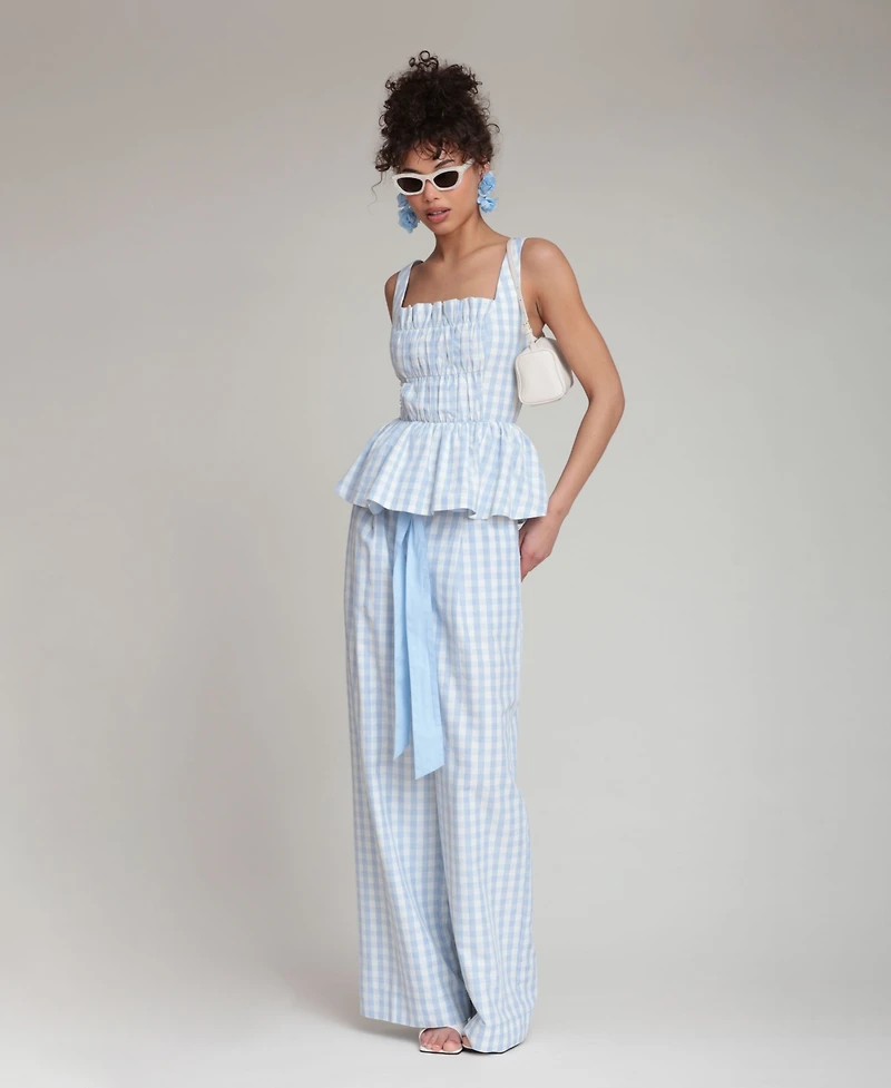 Avec Les Filles Women's Slouchy Wide-Leg Pants