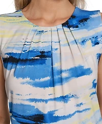 Calvin Klein Women's Printed Crew Neck Camisole Top