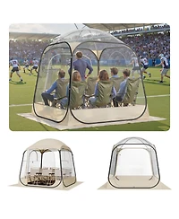 Mecale Pop-Up Sports Bubble Tent for 2–4 People with Floor Mat and Cover