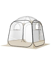Mecale Pop-Up Sports Bubble Tent for 2–4 People with Floor Mat and Cover