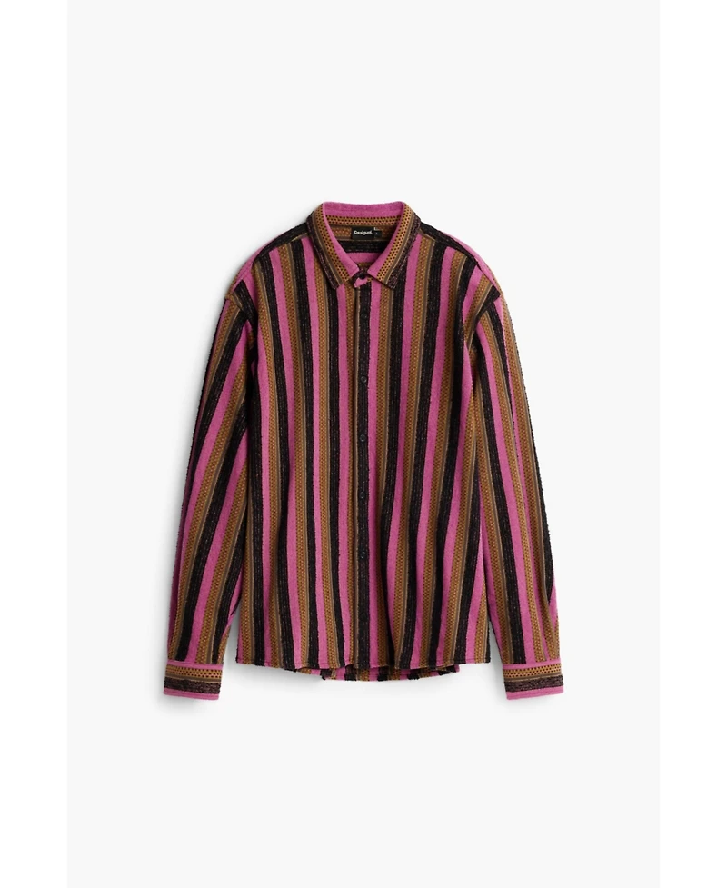 Desigual Men's Two-tone striped shirt