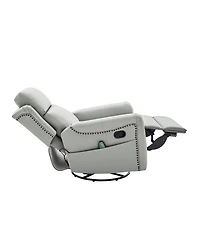 Streamdale Furniture Streamdale Modern 8-Point Massage Recliner with Heat & Storage