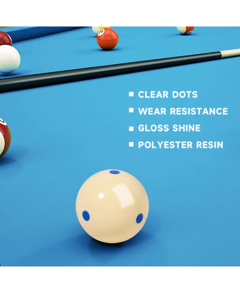 Gse Games & Sports Expert Blue Dot Training Cue Ball, Aaa-Grade Pro Cup Standard Pool Billiard Cue Ball